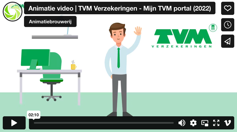 Animatie video TVM mijn tvm portaal
