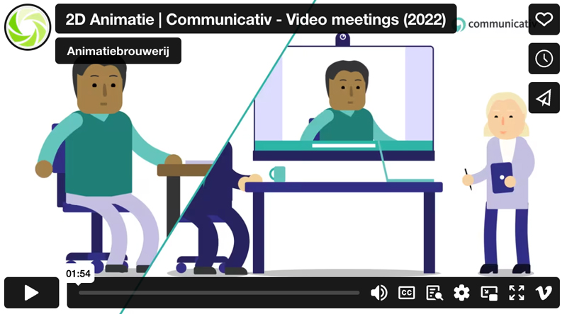 Animatie video communicativ meetingrooms