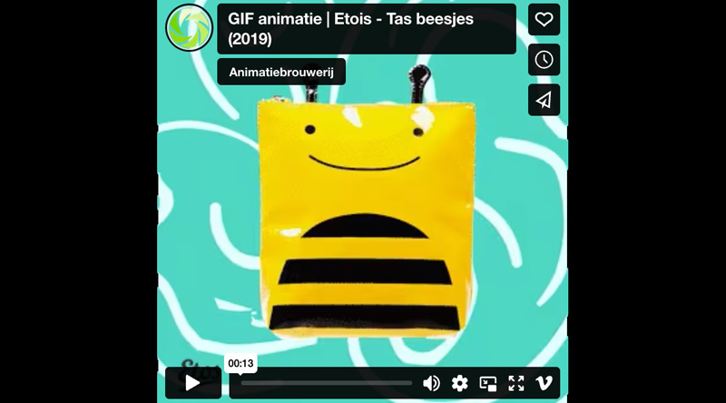 Gif animatie etos tasbeesjes