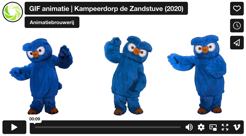 Gif animatie kampeerdorp 1