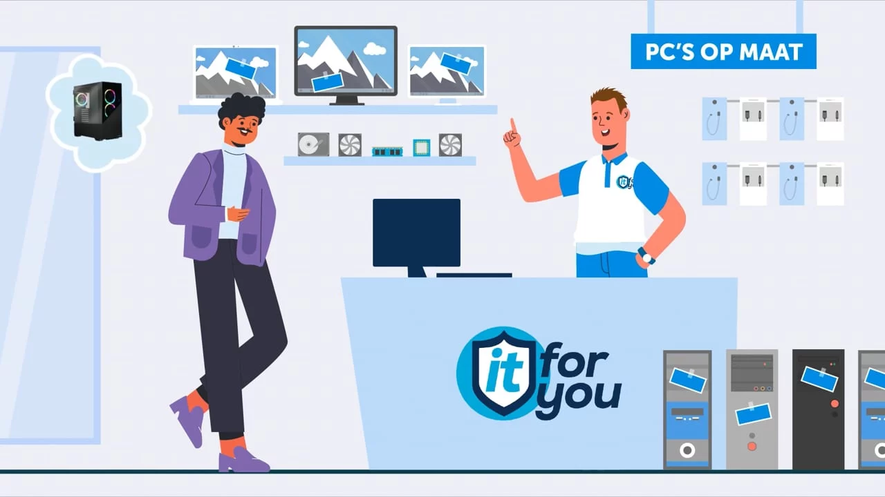 Gaming pc door Animatiebrouwerij