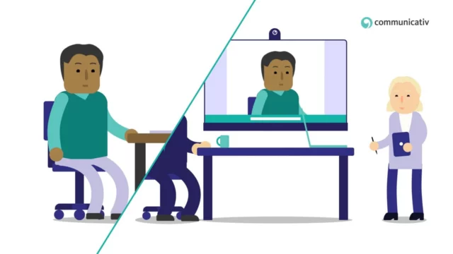 Communicativ – Video meetings door Animatiebrouwerij