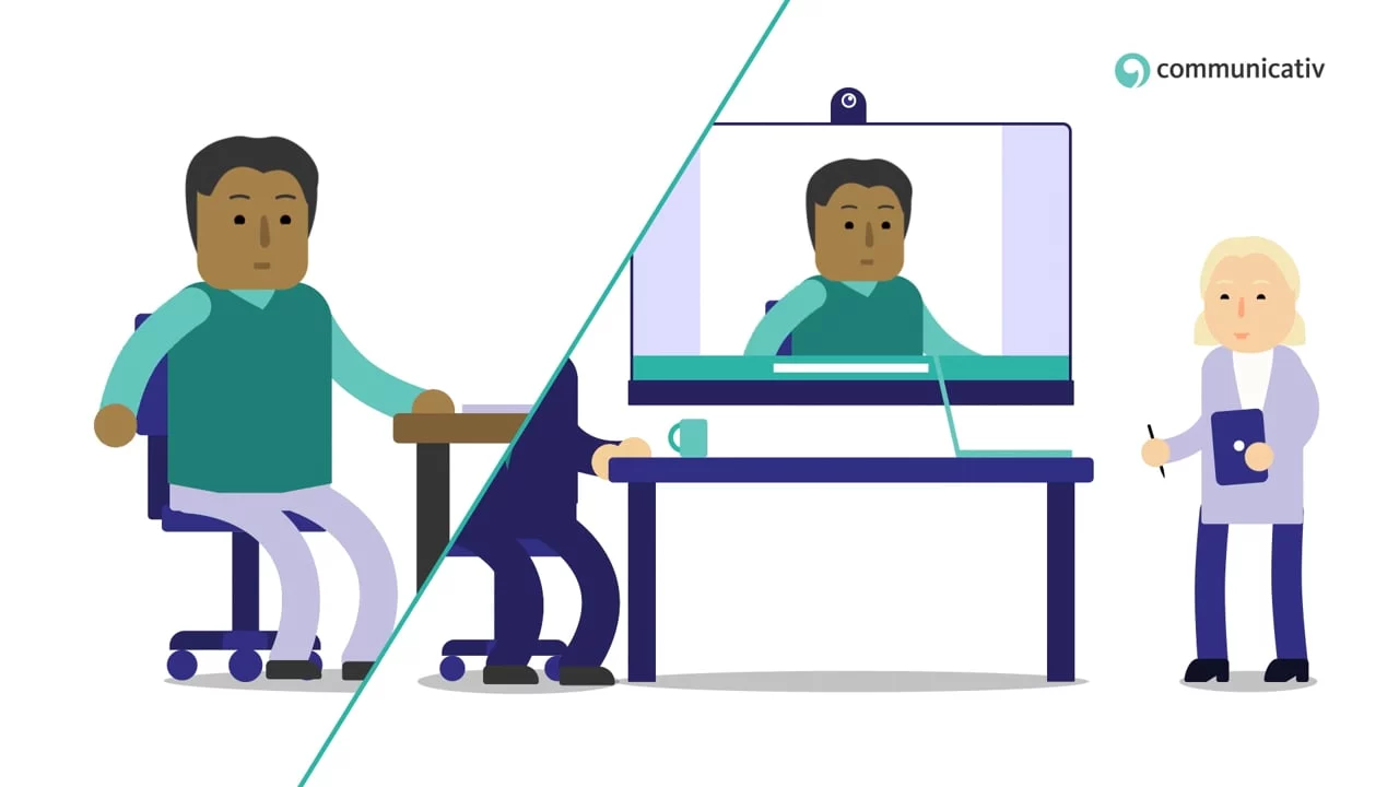 Communicativ – Video meetings door Animatiebrouwerij