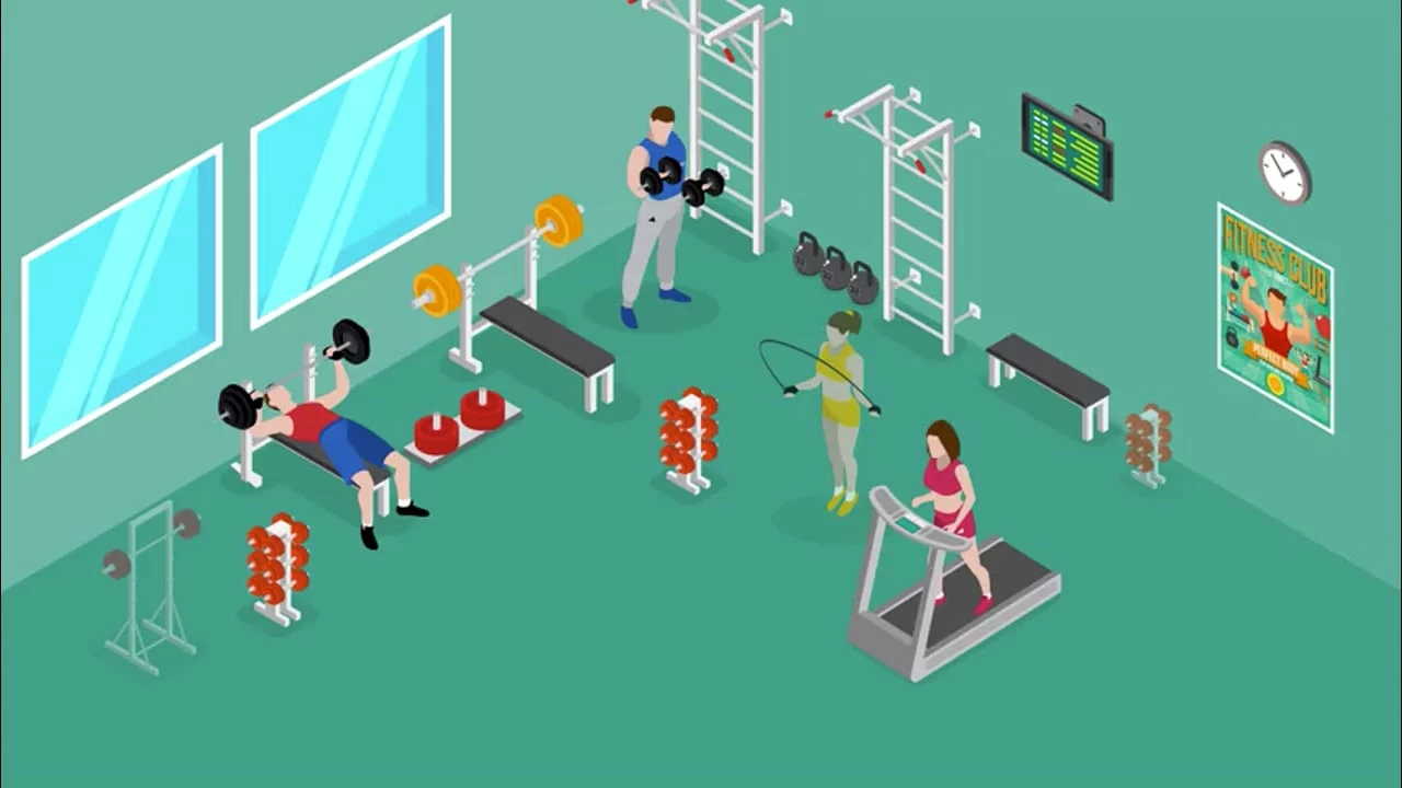 Fitness club – Workout door Animatiebrouwerij