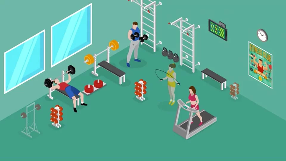 Fitness club – Workout door Animatiebrouwerij