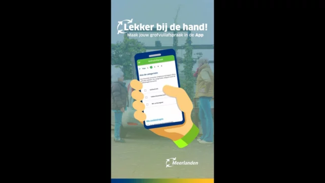 Meerlanden – Meerlandenapp: grofvuil door Animatiebrouwerij
