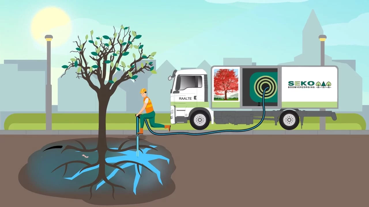 SEKO Boomverzorging – Groeiplaatsverbetering door Animatiebrouwerij