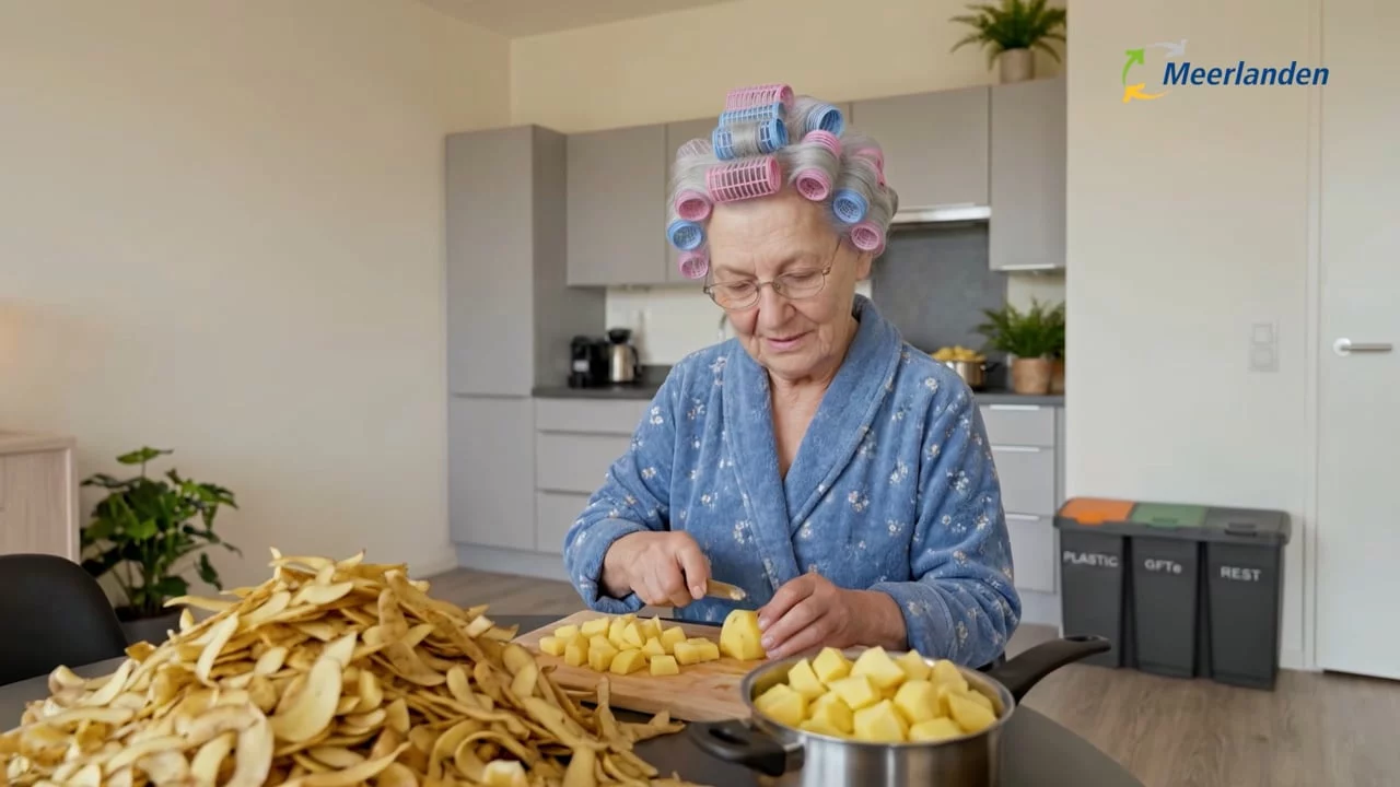 Meerlanden – GFTe promo: Aardappelschillen door Animatiebrouwerij